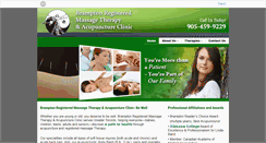 Desktop Screenshot of bramptonmassageacupuncture.com